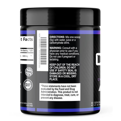 SilverOnyx Creatine Monohydrate Powder - Micronized, 5g per Serving, Unflavoured