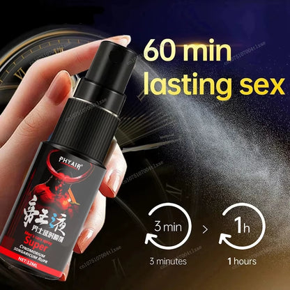 Male Sex Spray Man Long Lasting 60 Minutes without Ejaculation Spray for Men Premature Ejaculation Fast Erecting Adult Product