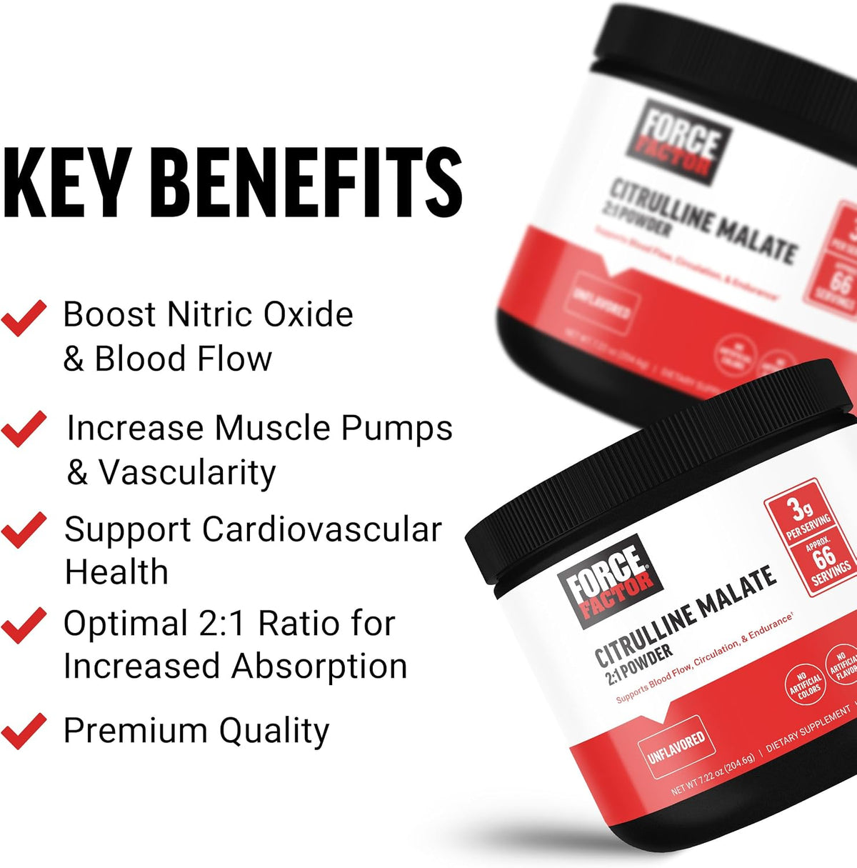 Citrulline Malate 2:1, L Citrulline Supplement for Men