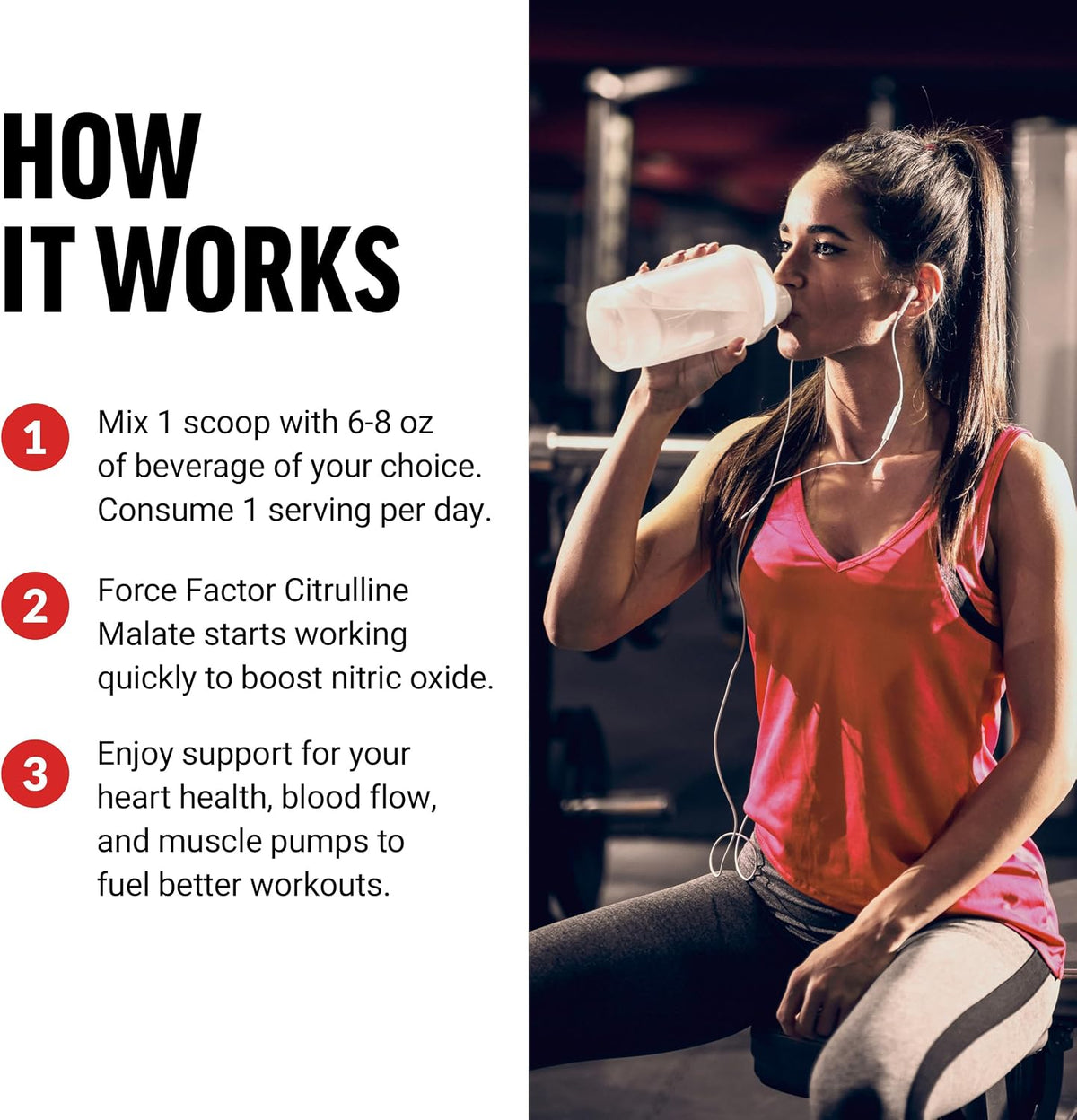 Citrulline Malate 2:1, L Citrulline Supplement for Men