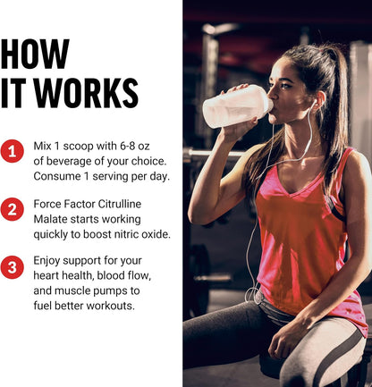 Citrulline Malate 2:1, L Citrulline Supplement for Men