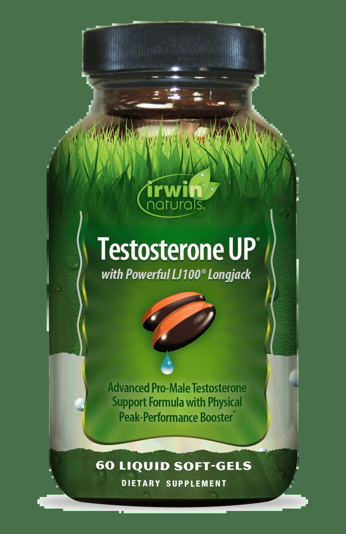 Testosterone up Red – 60 Liquid Soft-Gels — Advanced Pro-Male Testosterone Support & Performance Booster