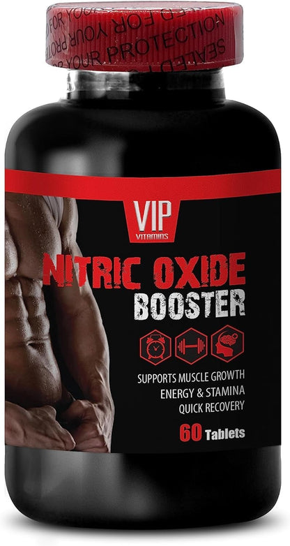 Nitric Oxide Muscle Growth - NITRIC OXIDE SUPPLEMENTS - Nitric Oxide Pills for Men, Alpha-Ketoglutarate, Nitric Oxide Supplement Pills, Nitric Oxide, Muscle Growth, Amino Acids 1 Bottle 60 Tablets